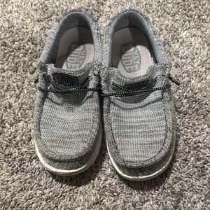 Hey Dude Kids Gray Slip-On Shoes